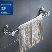 Держатель для полотенец на вакуумных присосках, пластик, хром GERHANS K24001