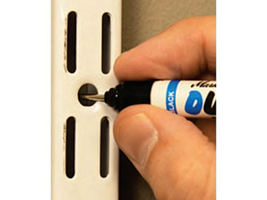 Маркер промышл. перманентный фетровый удлин. наконечник DURA-INK 05 черный, толщ. линии 1 мм MARKAL 96520