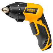 Отвертка аккумуляторная CSL-3.6-01, Li-Ion, 3.6 В, 1.3 А*ч, 200 об/мин, с аксессуарами Denzel 26001