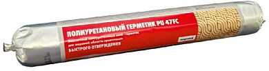 Полиуретановый герметик PU 47FC, чёрный, 600 мл. WUMAX 18908213