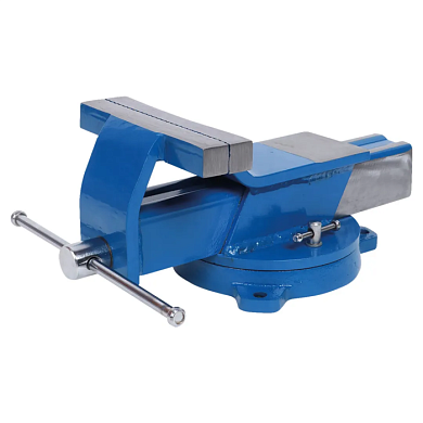 Тиски стальные поворотные с наковальней