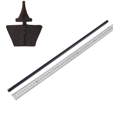 Лента щеток стеклоочистителя 50см/20" резиновая 1шт. SKYWAY S02706001