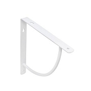 Полкодержатель мет. ORBIT 150*150*20*3, белый AKS 68529