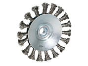 Щетка д/шлиф.маш. проволочная дисковая 115 мм, для УШМ, толстые пучки, нерж. Makita D-77584