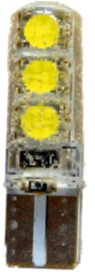 Светодиод LED SMD=6(5050)сил.с обманк.6000K T10 (W5W24V3W180LmW2.1x9.5d)п.10шт BOCXOD ВОСХОD 89262Pg