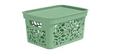 Корзина с крышкой Гармония 5,5л Полимербыт 4383626