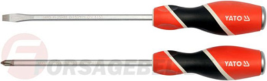 Набор отверток ударных 2 пр. CrV6150 HRC52 Yato YT-25998