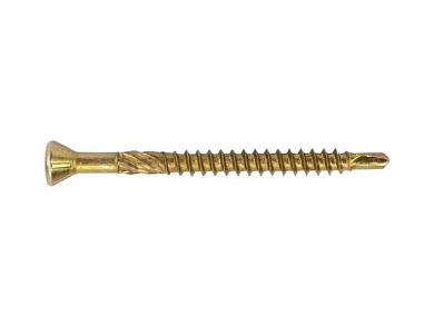 Шуруп для полов и паркета 3.2х40 мм желтый цинк TORX10, 12000 шт в коробе Starfix SM-19808-12000