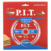 Диск пильный по дереву ADVANCE 185x30x1,4 мм, 24T Carbide, зуб ATB 15° PIT ACTW14-185T24