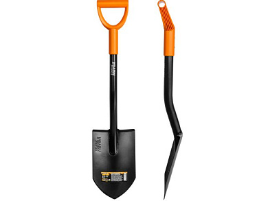 Лопата штыковая цельнометаллическая укороченная 820 мм STARTUL METSA ST6080-09