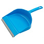 Набор: совок с кромкой 330 x 225 мм и щетка-сметка 285 мм, голубой, Home Palisad 933105