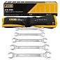 Набор ключей разрезных 8х10-18х19 мм 5 пр JCB JCB-5058(P)