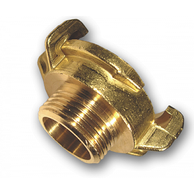 Соединитель байонетный с наружной резьбой 1" GEKA PLUS, латунь Bradas GK113A