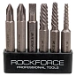 Отвертка ударная с набором бит и экстракторами резьбы 7 пр RockForce RF-5064V