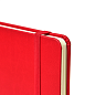 Блокнот "A5-001", А6, 80 листов, на резинке, красный