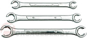 Набор разрезных ключей 10-17 мм 3 пр. Vorel 57700