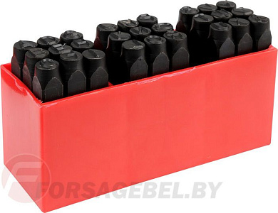 Набор клейм буквы 8 мм 27 шт. Yato YT-6863