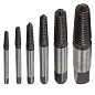 Набор экстракторов резьбы 6 пр М3-М25, Ø:3-6 мм, 6-8 мм, 8-11 мм, 11-14 мм, 14-18 мм, 18-25 мм, ''мелкий шаг'' YATAFORCE YF-63005A
