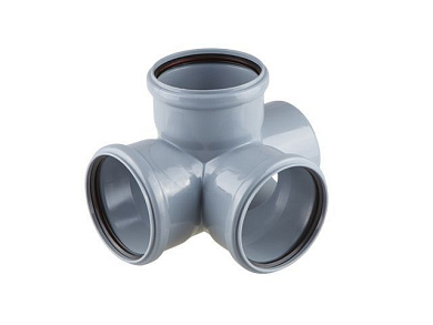 Крестовина двухпл. ВК 110/110/110х87 РТП, для внутренней канализации РосТурПласт 36539