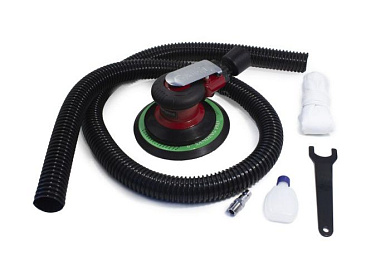 Пневмошлифовальная орбитальная машинка с принудительной системой пылеотвода 6'' Forsage F-RP7336S