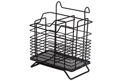 Корзина на трубу d16 для столовых приборов CWJ301 черный AKS 62748