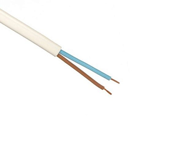 Провод ШВВП 2х0,75, бухта 200 м, белый, ГОСТ 7399-97 ПОИСК-1 1103204801608