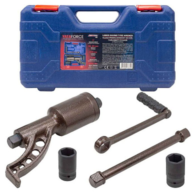 Гайковерт ручной с редуктором 1'', головки 32, 33 мм, L310 мм, передаточное число 1:68, 6200 Н/м YATAFORCE YF-3411389 HS