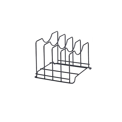 Держатель для тарелок и крышек 250х175х208 черный RU 91233