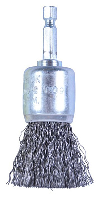 Щетка проволочная Makita 25 мм HEX 1/4" (P-66927)