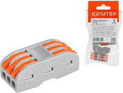 Клемма соединительная проходная СК-223, 2.5 мм2, 5 шт Юпитер JPZ2-7201-17-5