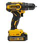 Дрель-шуруповерт аккумуляторная CDQ-20, Li-Ion, 20 В Denzel 26118
