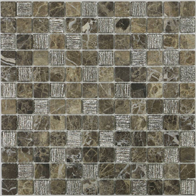 Мозаика LACRIMA Freya, 23х23 мм, MosaicStory MS-254