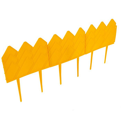 Бордюр ''Кантри'', 14х310 см, желтый, Россия Palisad 65055