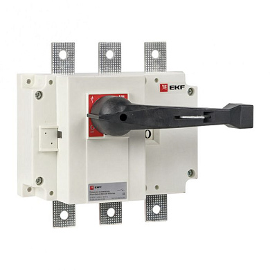 Рубильник-выключатель 400A 3P c рукояткой управления для прямой установки PowerSwitch EKF psds-400-3
