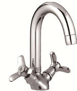 Смеситель для умывальника, цинк, хром Ledeme L1112