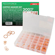 Набор медных шайб 5-28 мм 300 пр RockForce RF-06872