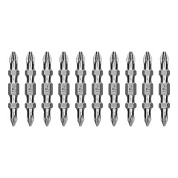 Бита двухстор., PZ2-PZ1х45мм, сталь S2, 10шт. Gross 112010