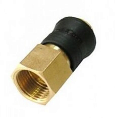 Быстроразъем пневматический с клапаном, "мама"-внутр. резьба 3/8", ONE TOUCH RockForce RF-SE6-3SF