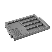 Выдвижная полка-органайзер 700 BRUNO для аксессуаров и украшений, графит PRIME by AKS 122766