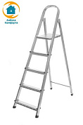 Стремянка A5 Comfort 5ст, секция, стальная, оцинкованная AZK LDTH-01.05