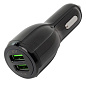 Автомобильное зарядное устройство FY-205, 12V-24V, USB 2:5V-Max 3.1A, QC3.0: 5V/3A,9V/2A,12V/1.5A KING FY-205