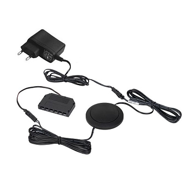 Блок питания Wall 6W/12V розеточный с выкл. и разветвителем 6 точек, 5м, AKS 110469