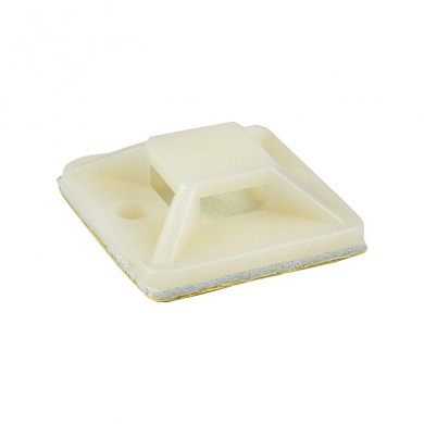 Площадка самоклеящаяся (25х25мм,) белая (100шт,) EKF PROxima plc-25x25