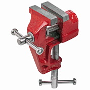 Тиски настольные мини, ширина губ 40 мм, захват 30, крепление ''струбцина'' Forsage F-32940