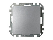 Розетка 1-ая, скрытая, с/з, с крышкой, з/ш, серебро, Стиль, Bylectrica РС16-536сер