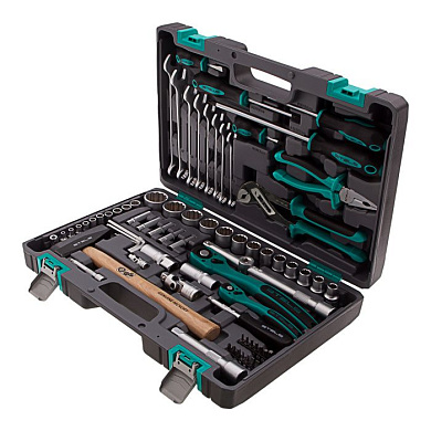 Набор инструментов 1/4''&1/2'' CrV 76 пр. 12-гр. Stels 14116