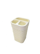 Подставка для зубных щеток OSLO молочный Пластик Репаблик PT1344МЛ-36