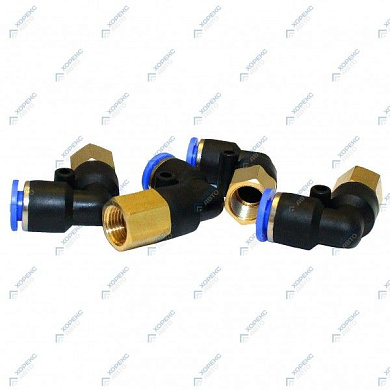 Фитинг угловой 8 мм, 1/4'' ВР HOREX YPLF08-02