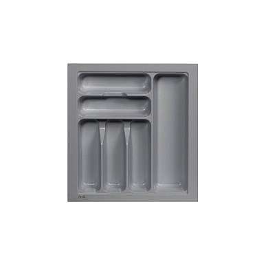 Лоток для столовых приборов 450 BASIC 390*430, серый AKS 113715