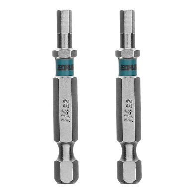 Бита HEX 4х50мм, сталь S2, шестигр., 2 шт. Gross 114163